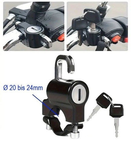 Fahrrad motorrad helm - helm, schloss